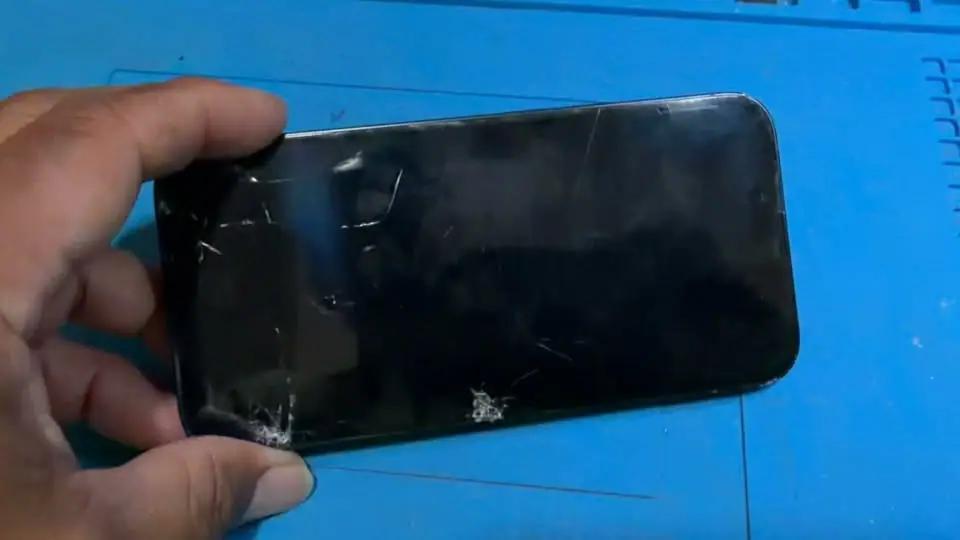 iPhone repair on the iHammy bench