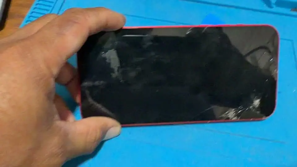 iPhone repair on the iHammy bench