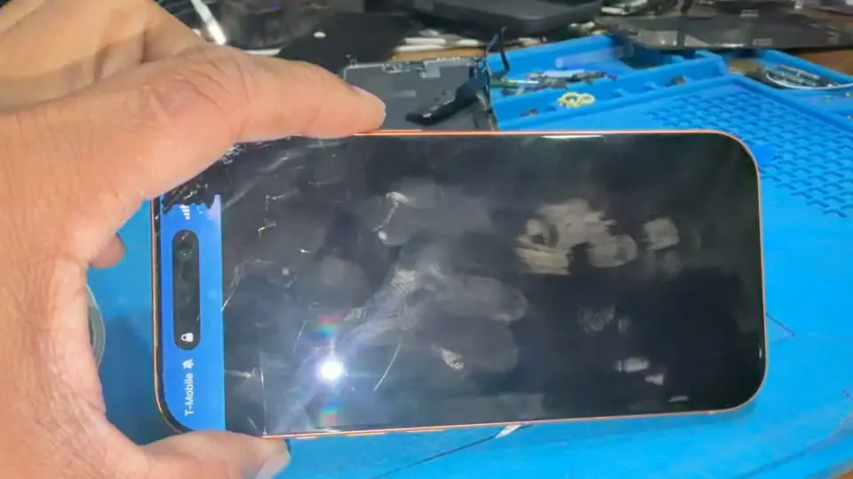 iPhone repair on the iHammy bench